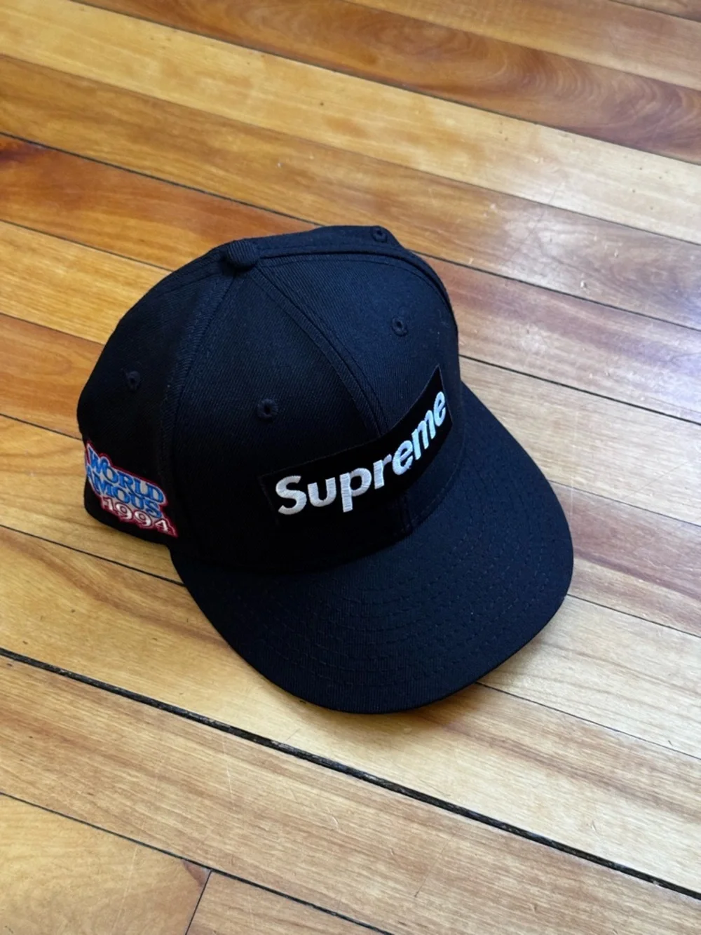 7 1/4 - FW20 Supreme Box Logo ‘94 World Series Fitted - Picture 2 of 10